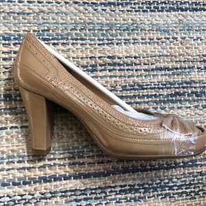 Aerosoles New In Box 7.5 Bentwood Tan Lizard color